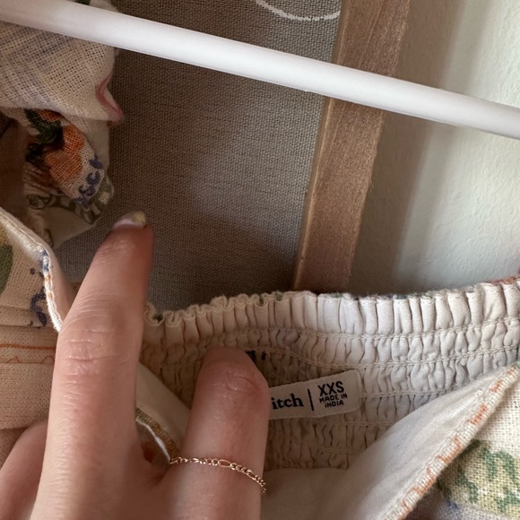 Abercrombie & Fitch Cream Puff Sleeve Sundress - Picture 2 of 4